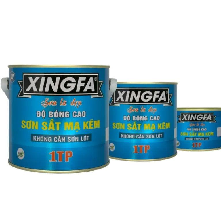 sơn sắt mạ kẽm hãng Xingfa 1 thành phần lon 900g