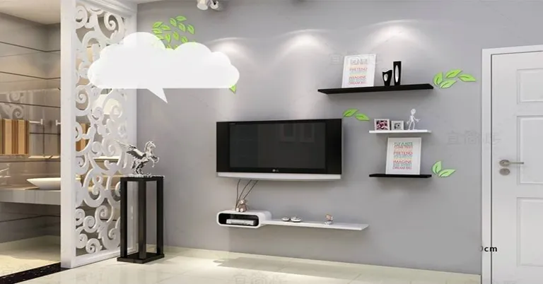 Chiêm ngưỡng mẫu kệ tivi treo tường đẹp, vạn người mê