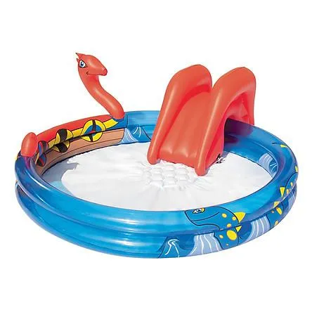 Bể phao cầu trượt hình con rắn