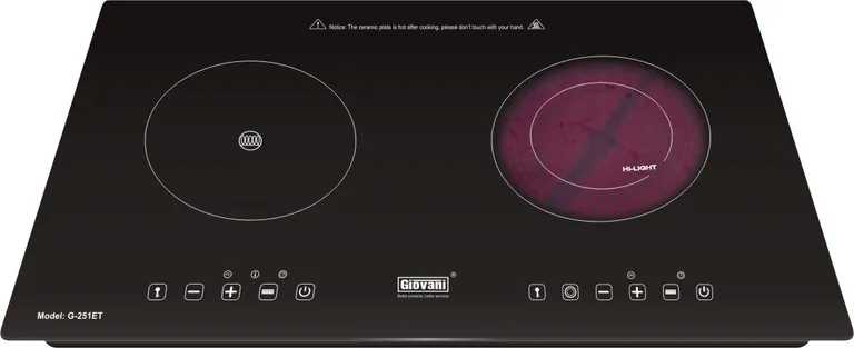 TOP 7 mẫu bếp từ đôi Giovani nhập khẩu chính hãng, giá rẻ nhất