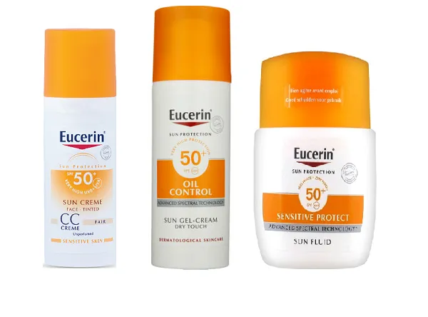 Kết cấu gel kem chống nắng Eucerin