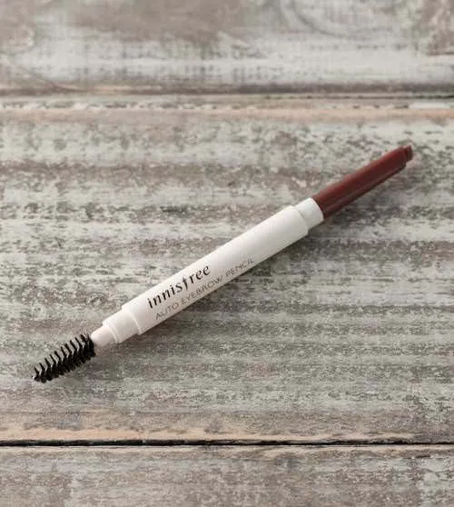Thành phần chì kẻ mày Innisfree Auto Eyebrow Pencil khoáng tự nhiên iron oxide wax soybean oil không paraben không hương liệu