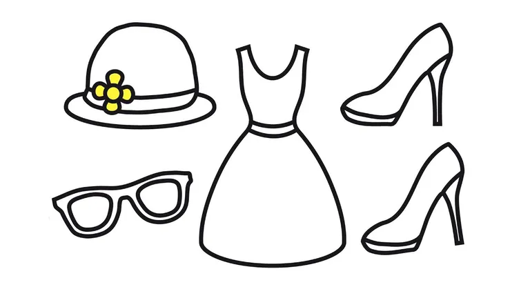 Tranh tô màu Quần áo: Công cụ Nuôi dạy con & Ươm mầm tài năng thời trang