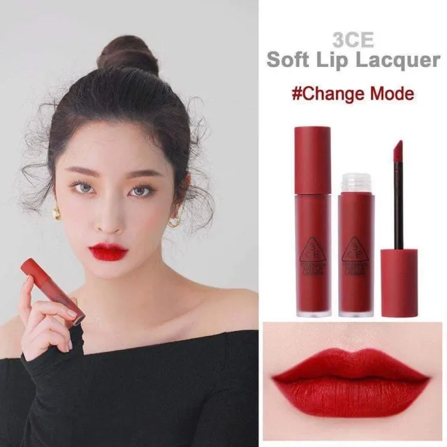 Cách đánh son 3CE Soft Lip Lacquer