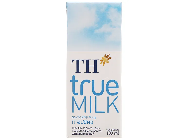 Các dòng sản phẩm sữa TH True Milk