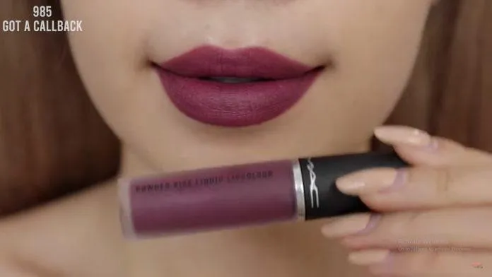 Son MAC màu tím lạnh