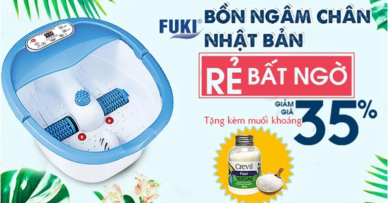 [TÌM HIỂU] bồn ngâm chân loại nào tốt, hiệu quả cao ?