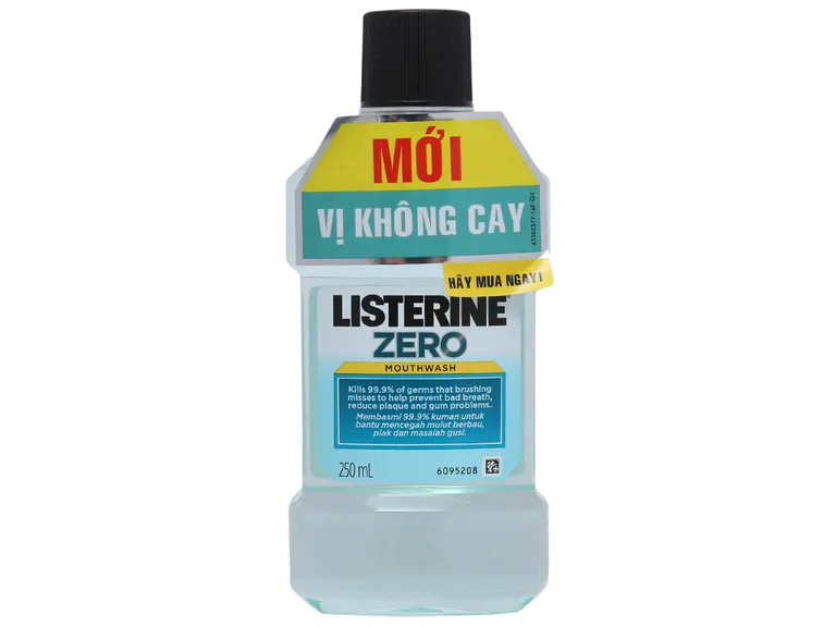 Nước súc miệng diệt khuẩn Listerine Zero không cay