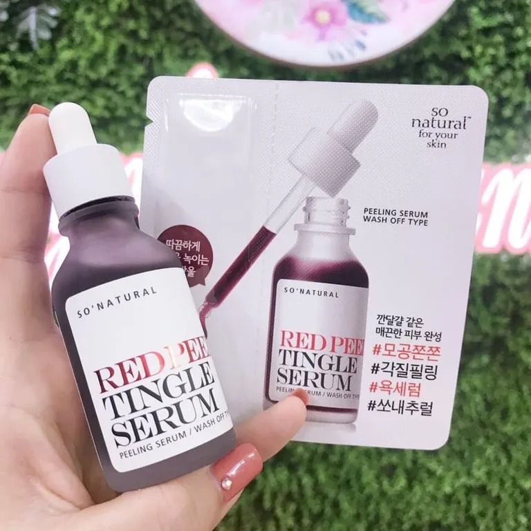 Review tinh chất thay da sinh học Red Peel Tingle Serum