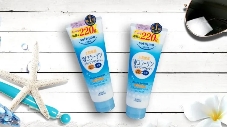 Thành phần sữa rửa mặt Kose Softymo Double Collagen Glycerin Hyaluronate