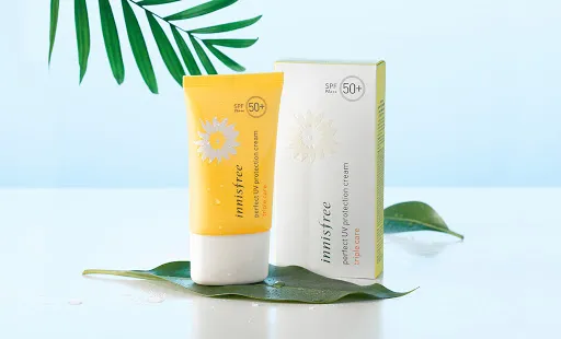 Review kem chống nắng Innisfree vàng: 'chân ái' cho da dầu