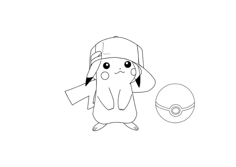 Snorlax và Psyduck dễ tô màu cho trẻ nhỏ