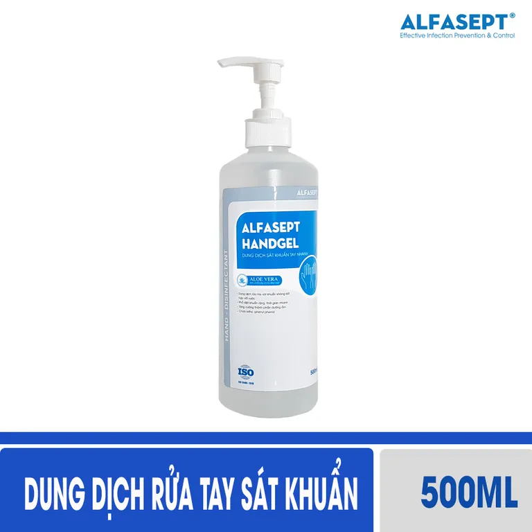 Gel sát khuẩn Alfasept chiết xuất lô hội
