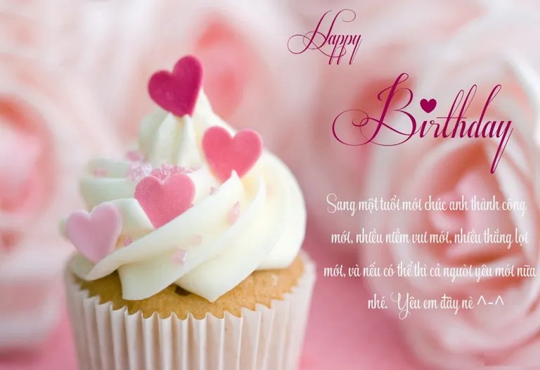 Lời chúc sinh nhật cho bạn trai
