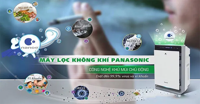 Đánh giá máy lọc không khí Panasonic cho phòng lớn (50m²)