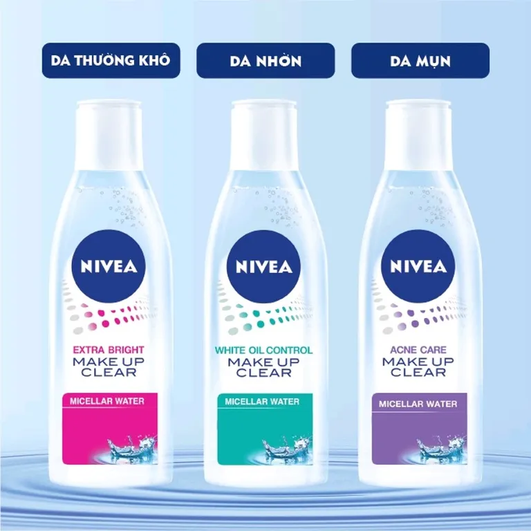 Nivea Micellar Water phù hợp cho cả da nhạy cảm