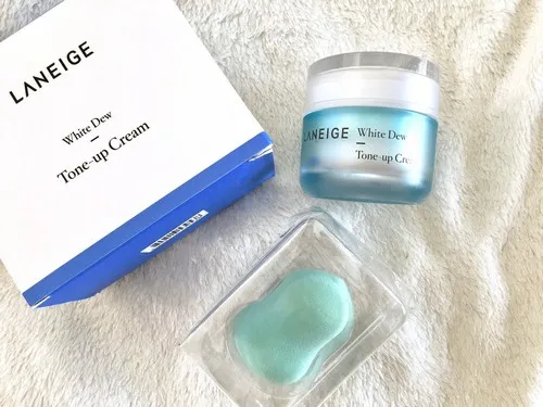 Thiết kế bao bì của Laneige White Dew Tone-up Cream