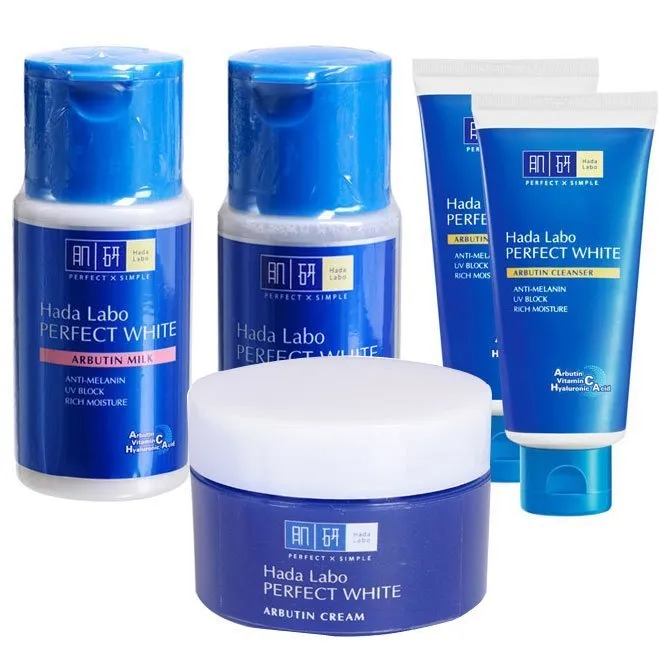 Thiết kế bao bì của Hada Labo Perfect White Cream