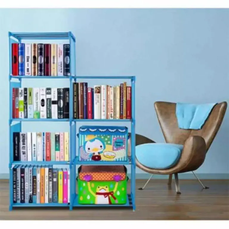 Kệ sách 2 buồng 7 ngăn/ kệ để đồ trang trí