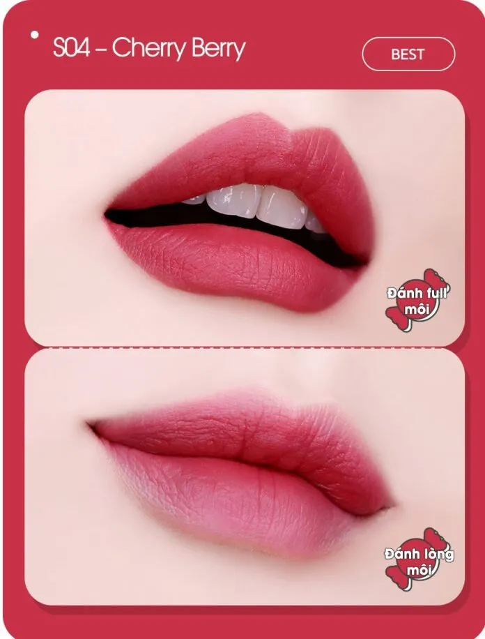 Màu S04 – Hồng tím cá tính