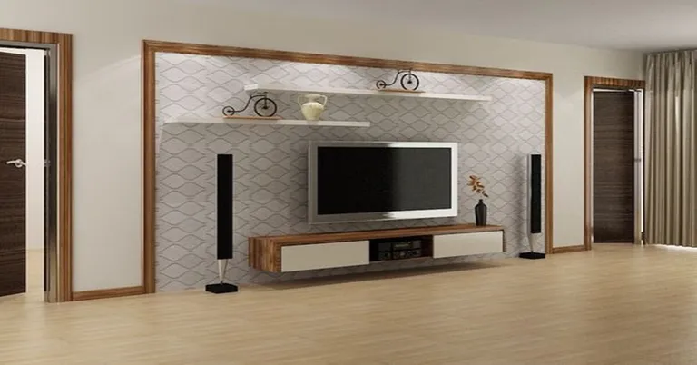 Báo giá kệ tivi gỗ treo tường bền đẹp, hiện đại cho mọi không gian