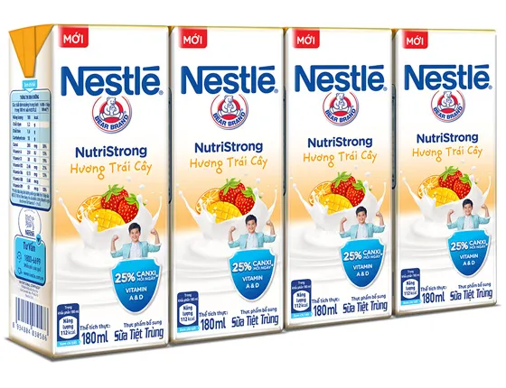 Sữa nước Nestle Gấu với hương vị mạch nha thơm ngon