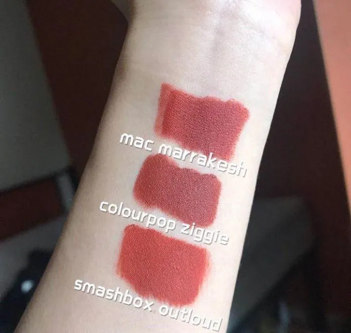 Son Colourpop Lippie Stix Ziggie cam đỏ đất thời thượng