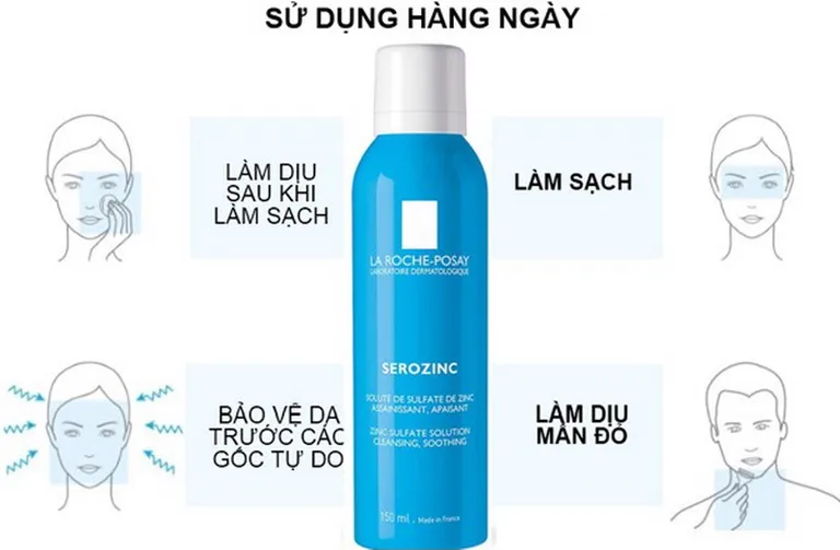 Thiết kế chai xịt khoáng La Roche-Posay Serozinc