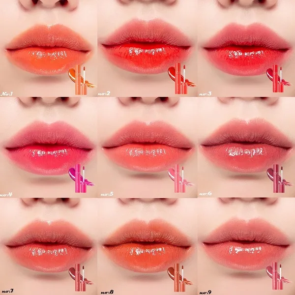 Thân son và đầu cọ Romand dễ viền môi