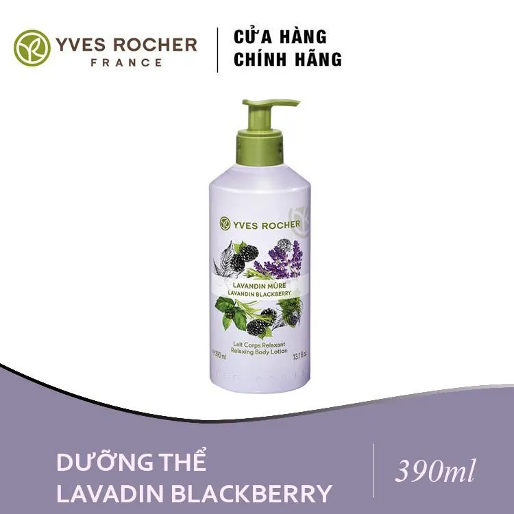 Yves Rocher Lavandin Blackberry Relaxing Body Lotion