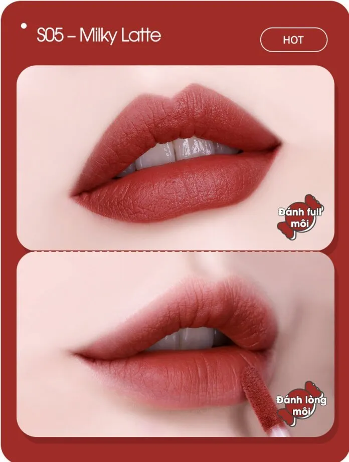 Màu S05 – Đỏ nâu sang trọng