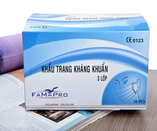 Khẩu trang Famapro 3 lớp