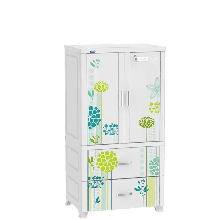 Tủ nhựa 2 cánh 3 ngăn Duy Tân