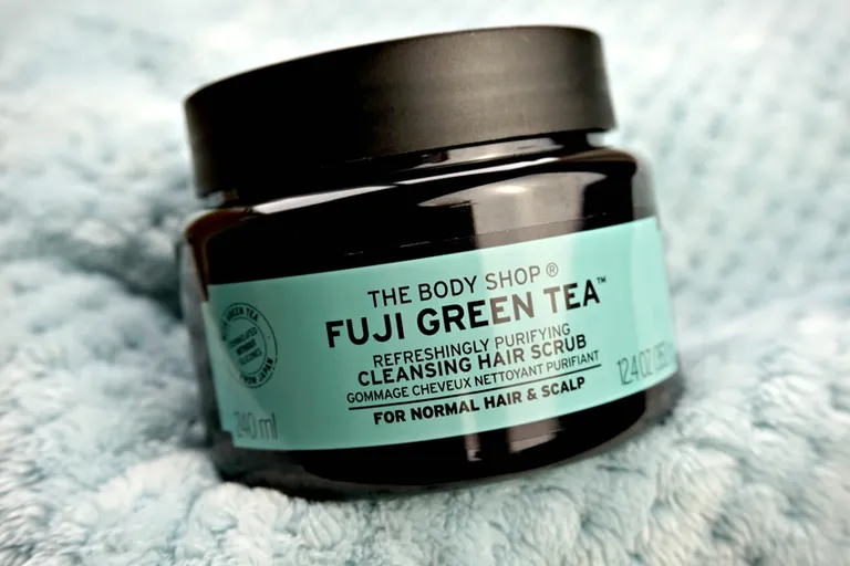 Thành phần Fuji Green Tea Hair Scrub SLES muối biển mật ong Ethiopia tinh dầu trà xanh bạc hà cảnh báo allergen