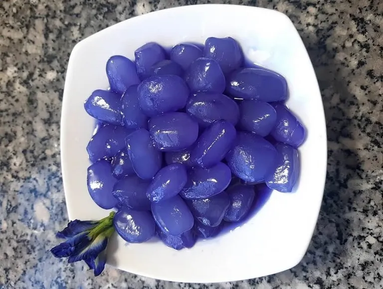 Cách giảm cân bằng hạt đác rim hoa đậu biếc