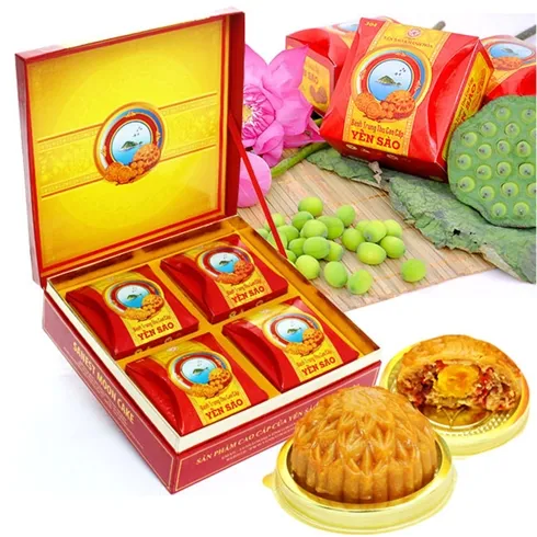 Hộp bánh trung thu Yến sào Khánh Hòa sang trọng