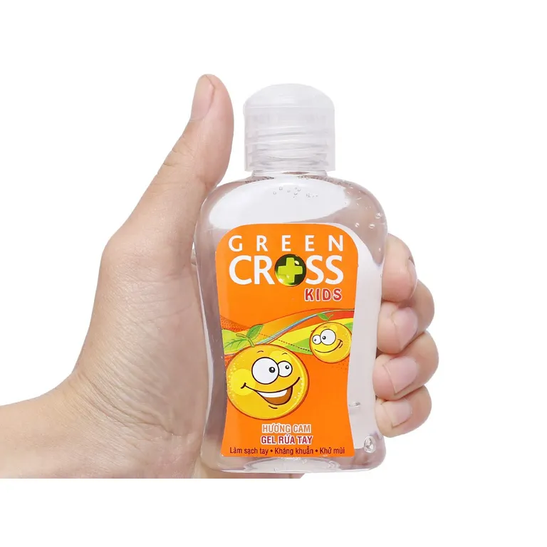 gel rửa tay Green Cross Kids hương trái cây 250ml