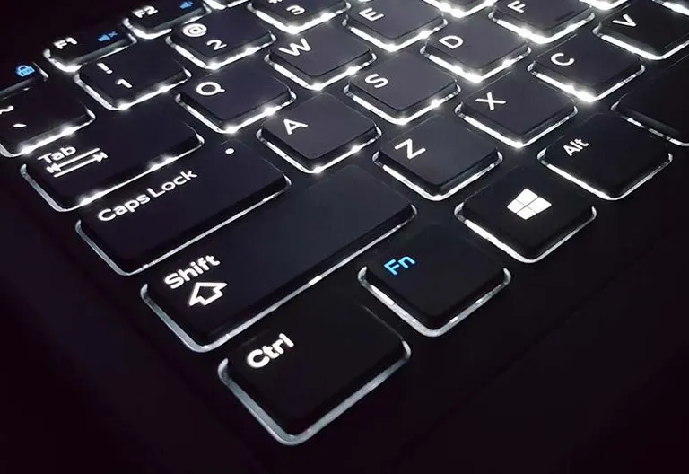 Đèn bàn phím laptop hiện đại
