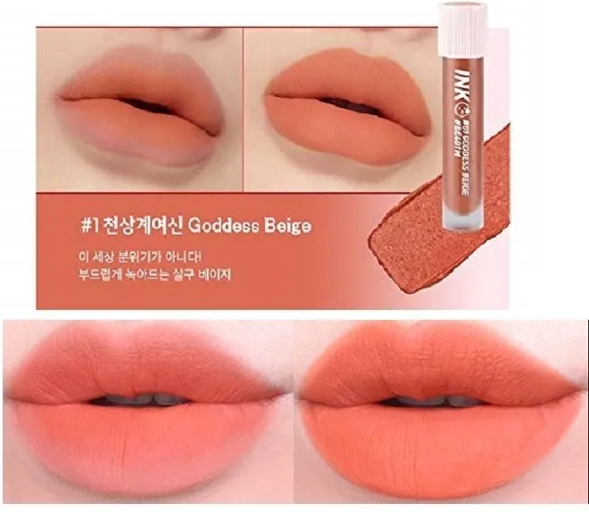 Son Peripera màu cam nude đất