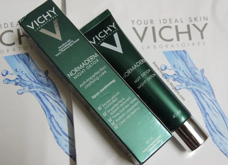 Serum se khít lỗ chân lông và thải độc da Vichy Normaderm Night Detox