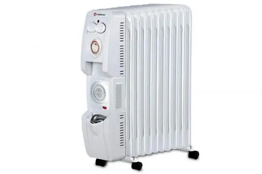 Bề mặt máy sưởi dầu chỉ ấm, không gây bỏng khi chạm vào