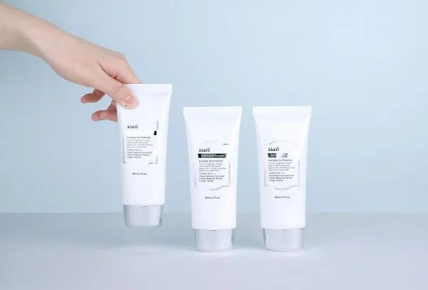 Thiết kế tuýp kem chống nắng Klairs