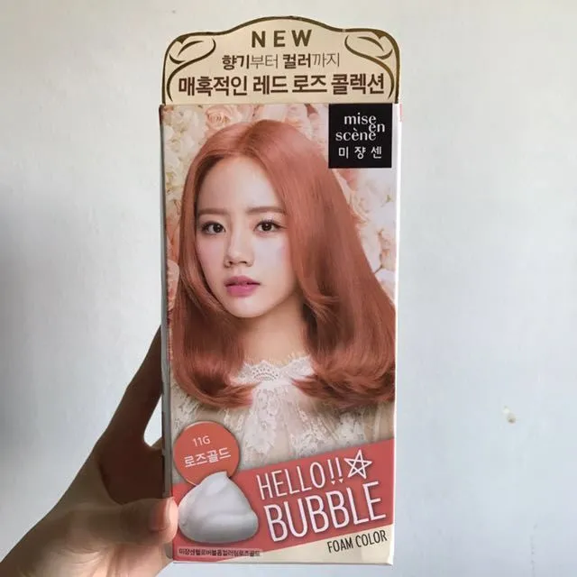 Bảng màu thuốc nhuộm tóc Hello Bubble