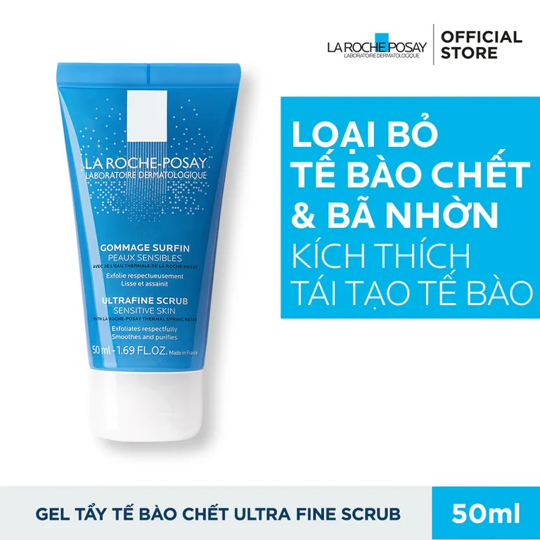 Tẩy tế bào chết La Roche-Posay Ultra-Fine Face Scrub for Sensitive Skin