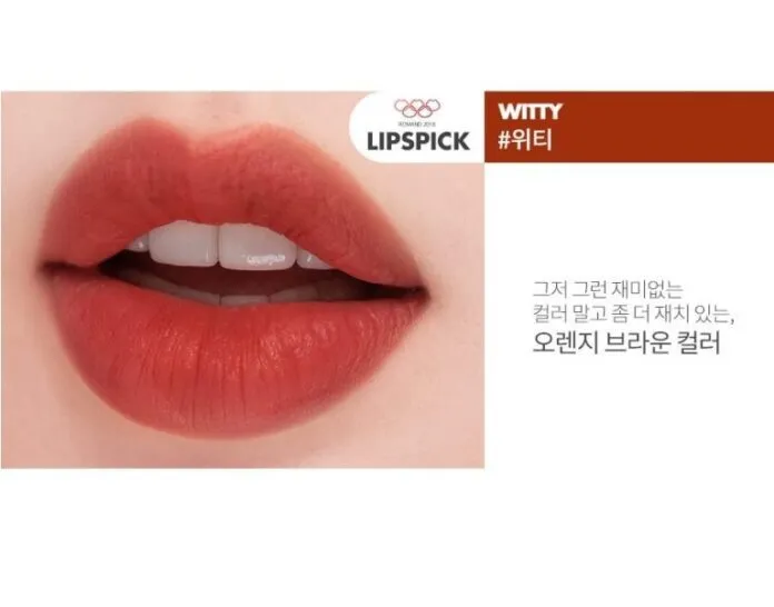 Son Romand màu đỏ cam cháy