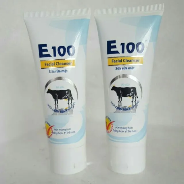 E100 Milk Cleanser kiềm dầu ngừa mụn giá rẻ nhất