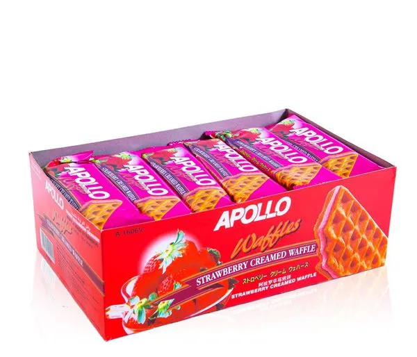 Bánh Apollo Waffles vị dâu
