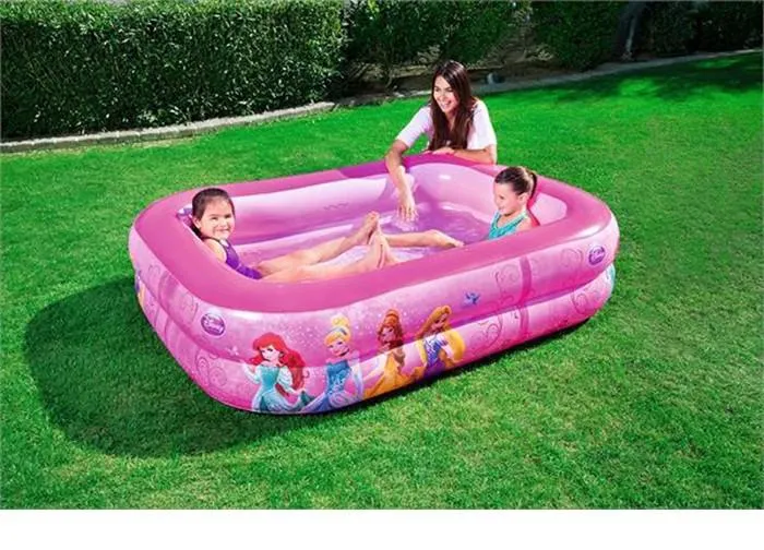 Bể phao liên hoàn cầu trượt hình công chúa