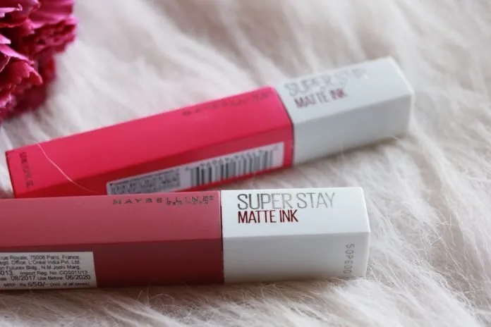 Thiết kế thỏi son Maybelline Superstay Matte Ink Liquid Lipstick