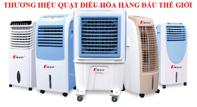 Thiết kế 4 mặt lấy gió của quạt điều hòa Emasu